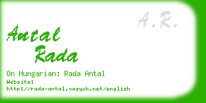 antal rada business card